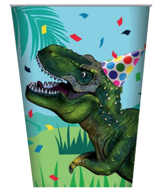 CUPS 8PK DINOSAUR